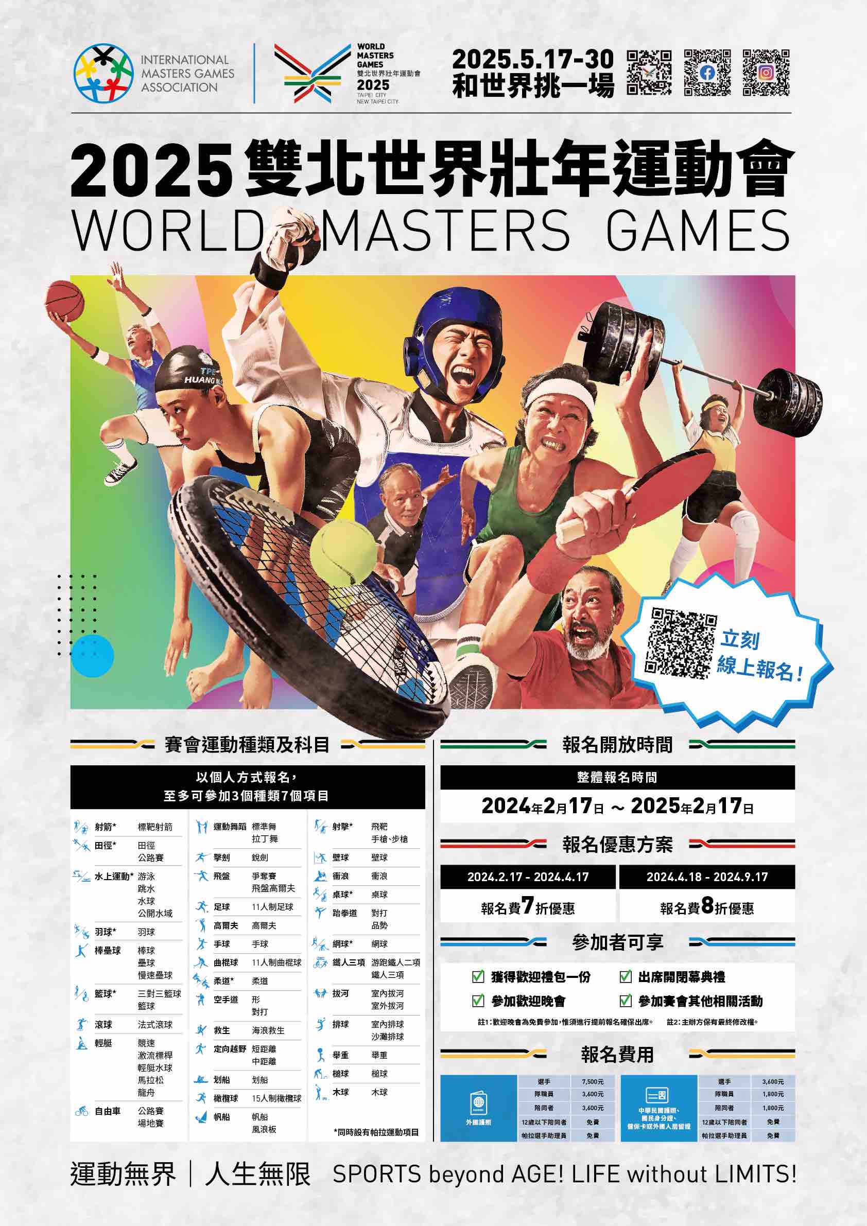 2025 World Masters Games Registration Now Open!