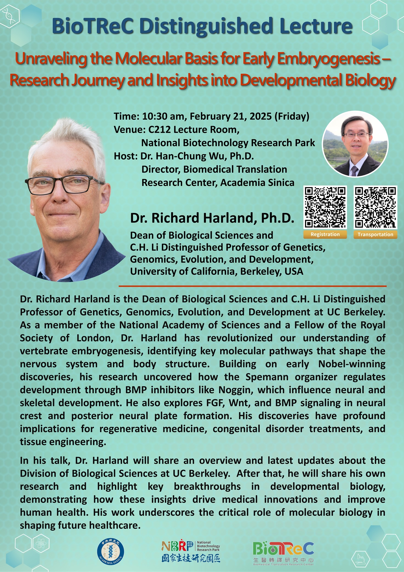 2025 BioTRec Distinguished Lecture